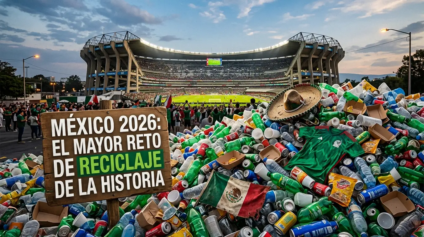 El Mundial de Fútbol 2026: El mayor reto de reciclaje en la historia de México