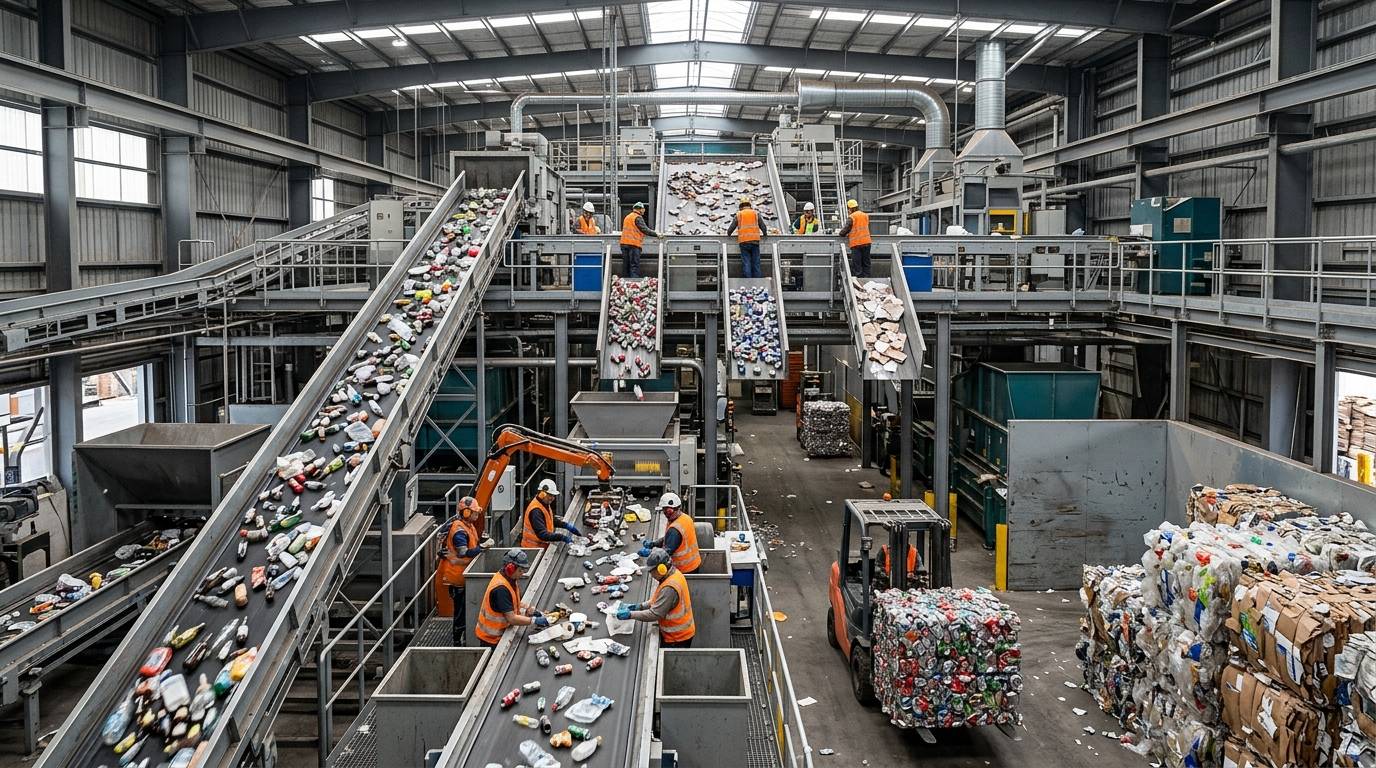 Cómo la tecnología industrial transforma el reciclaje en México
